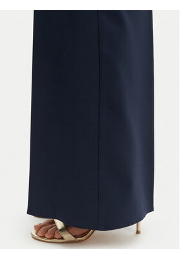 Rinascimento Spodnie palazzo CFC0127878003 Granatowy Wide Leg. Kolor: niebieski. Materiał: syntetyk