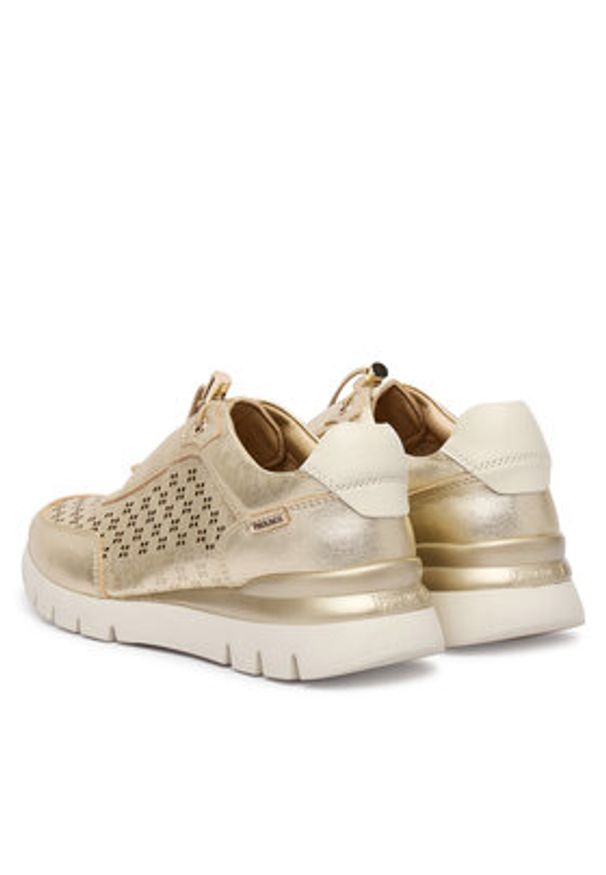 Pikolinos Sneakersy Cantabria W4R-6707Clc1 Złoty. Kolor: złoty. Materiał: skóra