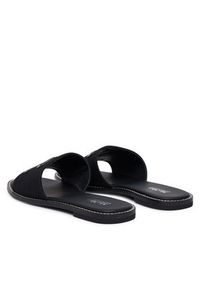 Max Mara Klapki 2616521039650 Czarny. Kolor: czarny. Materiał: materiał #4