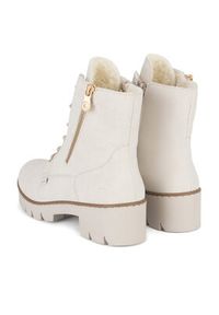 Rieker Trzewiki X5719-60 Écru. Materiał: skóra #5