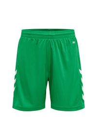 Spodenki piłkarskie dziecięce Hummel Core XK Kids Poly Shorts. Kolor: różowy. Sport: piłka nożna #1