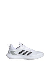 Adidas - Defiant Speed Tennis Shoes. Kolor: czarny, szary, biały, wielokolorowy. Materiał: materiał. Sport: tenis #1