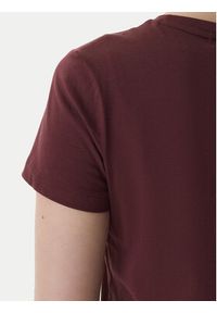 BOSS T-Shirt Elove 50554696 Brązowy Slim Fit. Kolor: brązowy. Materiał: bawełna #4