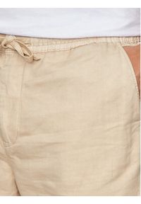 Pepe Jeans Szorty materiałowe Relaxed Linen Smart Shorts PM801093 Beżowy Regular Fit. Kolor: beżowy. Materiał: bawełna, len #5