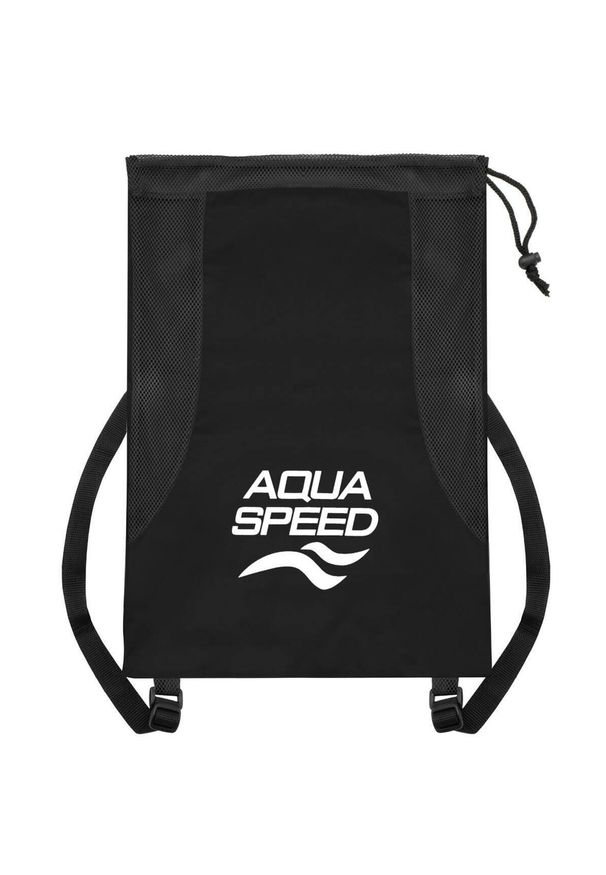 Worek na sprzęt plecak Aqua Speed Mesh Backpack. Kolor: czarny, wielokolorowy, biały. Materiał: mesh