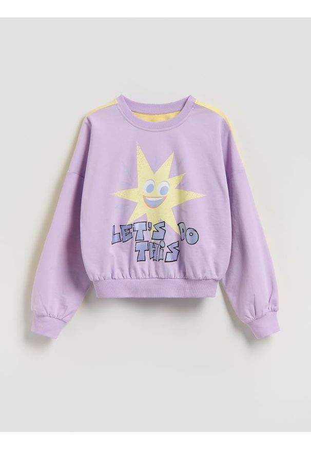 Reserved - Dwustronna koszulka Inside Out - wielobarwny. Materiał: dzianina, bawełna