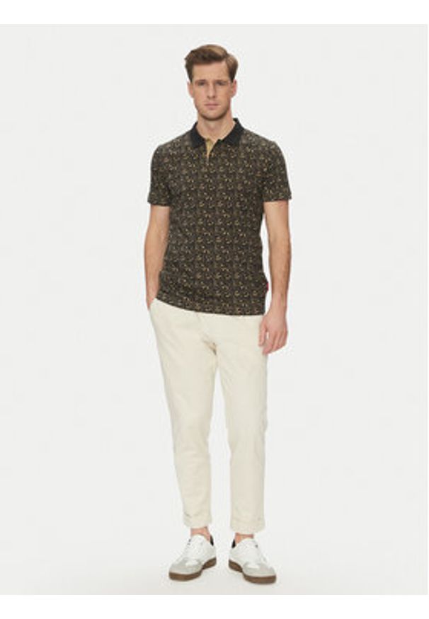 JOOP! Jeans Polo 15 JJJ-42Almero 30045688 Brązowy Modern Fit. Typ kołnierza: polo. Kolor: brązowy. Materiał: bawełna