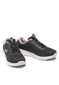 skechers - Skechers Sneakersy Light Motion 124707/BKPK Czarny. Kolor: czarny. Materiał: materiał #2