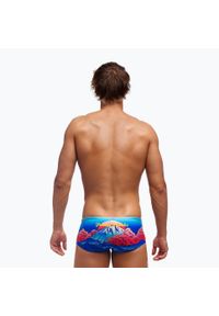 FUNKY TRUNKS - Bokserki pływackie męskie Funky Trunks Sidewinder Trunks. Kolor: niebieski