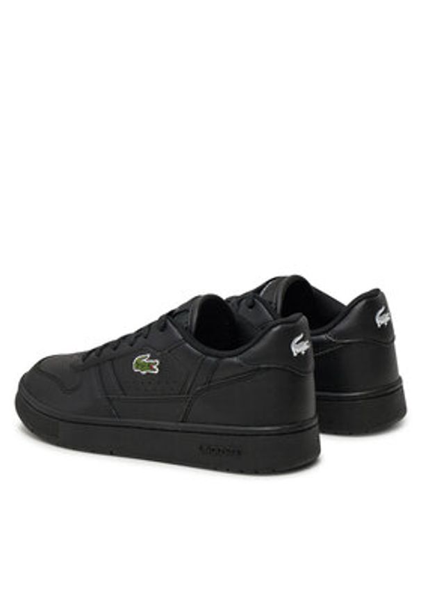 Lacoste Sneakersy T-Clip Set 224 7-48SUJ000802H Czarny. Kolor: czarny. Materiał: skóra