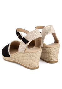 Jenny Fairy Espadryle WYL2610-1 Czarny. Kolor: czarny. Materiał: materiał #6