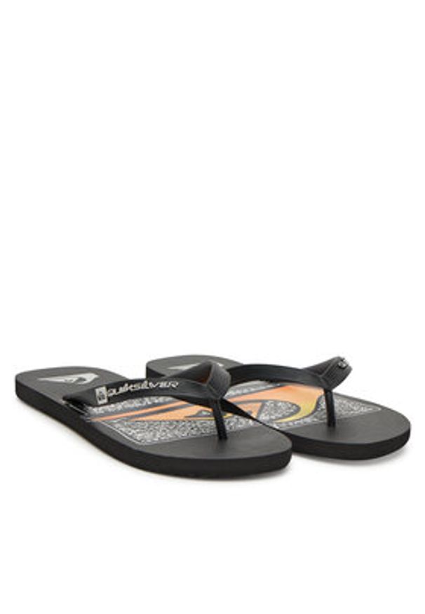Quiksilver Japonki AQYL101371 Czarny. Kolor: czarny. Materiał: syntetyk