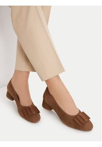 Lasocki Czółenka CEO-WPS-LILLY-04 Brązowy. Kolor: brązowy. Materiał: zamsz, skóra #4