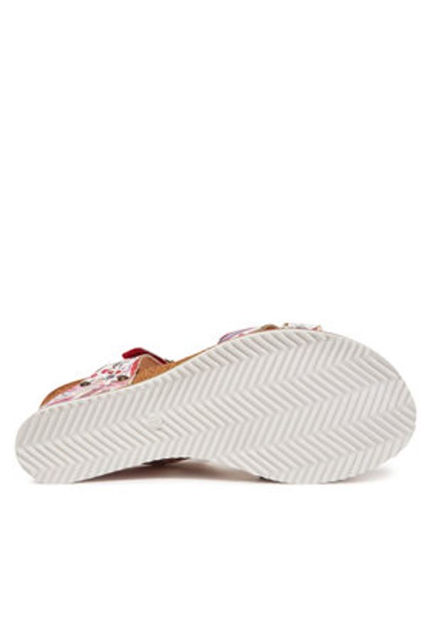 Laura Vita Sandały Bonito 27 Czerwony. Kolor: czerwony. Materiał: skóra