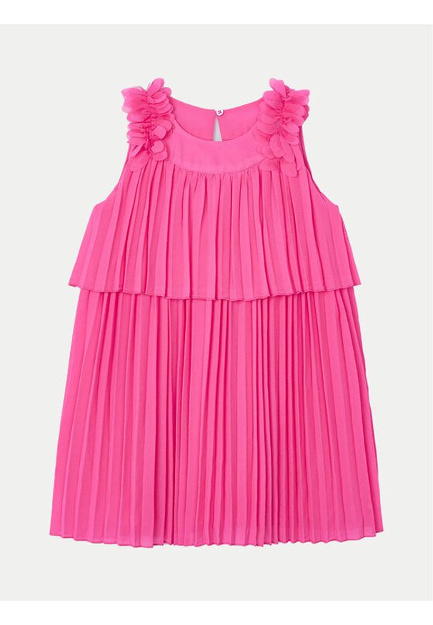 Mayoral Sukienka elegancka 3920 Różowy Regular Fit. Kolor: różowy. Materiał: syntetyk. Styl: elegancki