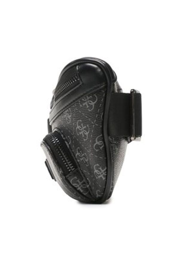 Guess Saszetka nerka Vezzola Smart HMEVZL P3231 Czarny. Kolor: czarny. Materiał: skóra