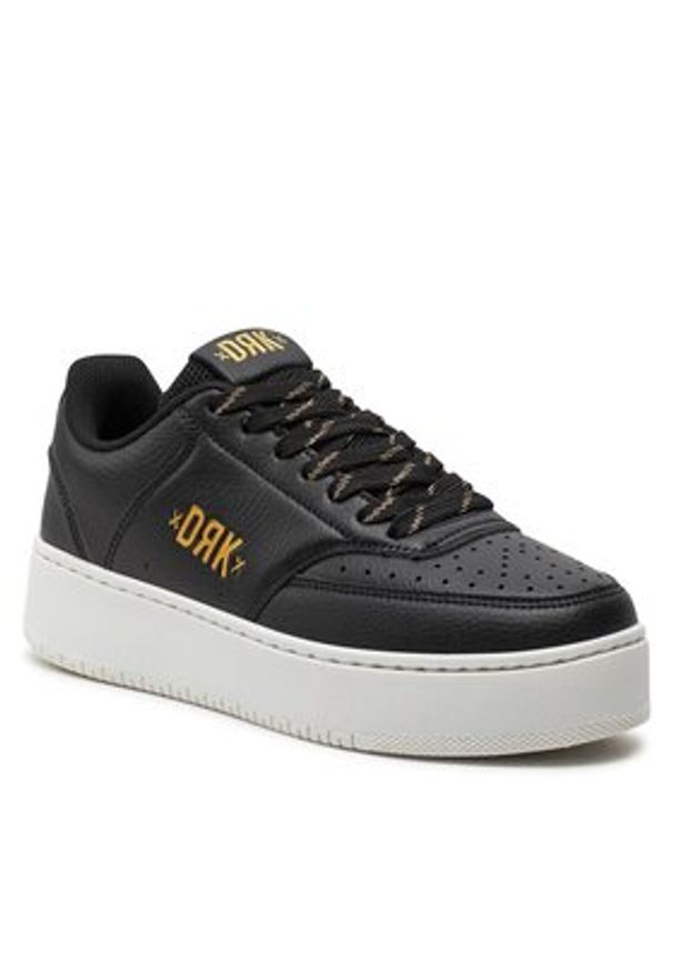 Dorko Sneakersy 90 Classic Platform DS24S20W Czarny. Kolor: czarny. Materiał: materiał. Obcas: na platformie