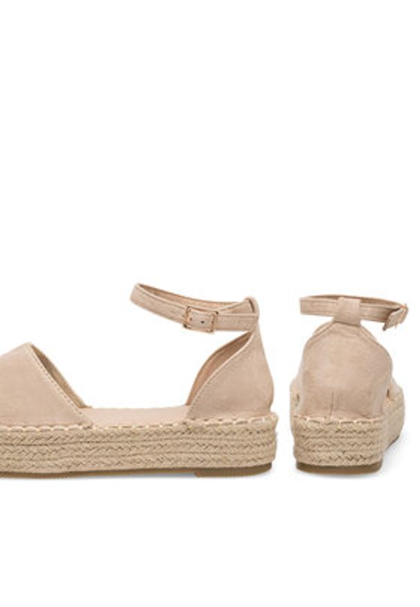 DeeZee Espadryle WSS990-215 Beżowy. Kolor: beżowy. Materiał: materiał