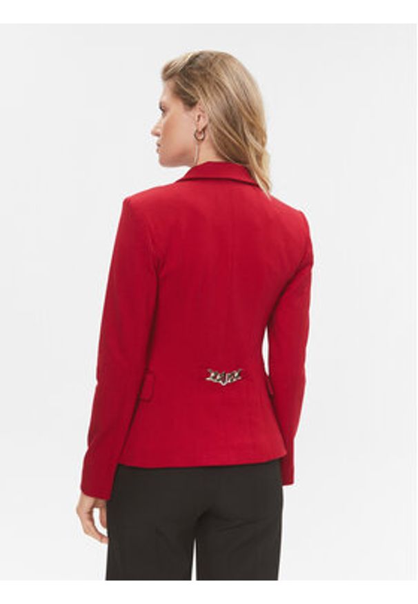 Liu Jo Marynarka CF3060 J1857 Czerwony Regular Fit. Kolor: czerwony. Materiał: wiskoza, syntetyk