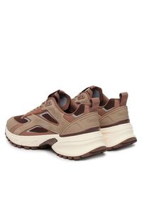 Calvin Klein Sneakersy Hike Runner Ck Stripe Refl Su HW0HW03107 Brązowy. Kolor: brązowy. Materiał: materiał #3