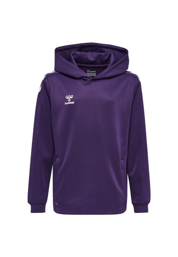 Bluza dziecięca z kapturem Hummel hmlCORE XK. Typ kołnierza: kaptur. Kolor: niebieski, wielokolorowy, biały. Materiał: polar. Sport: joga i pilates