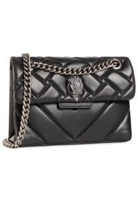 Kurt Geiger Torebka Mini Kensington 1470800109 Czarny. Kolor: czarny. Materiał: skórzane