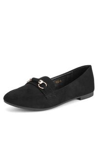 DeeZee Loafersy QHS-3 Czarny. Kolor: czarny. Materiał: materiał #5