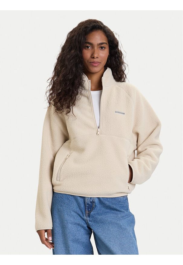 Guess Jeans Polar W5BQ18 K1042 Écru Regular Fit. Materiał: syntetyk