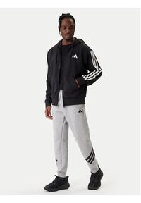 Adidas - adidas Bluza Essentials 3-Stripes JD1877 Czarny Regular Fit. Kolor: czarny. Materiał: bawełna #5