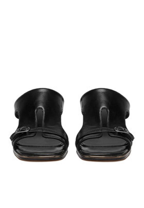 MEXX Klapki EO-WS1161-04 Czarny. Kolor: czarny. Materiał: skóra