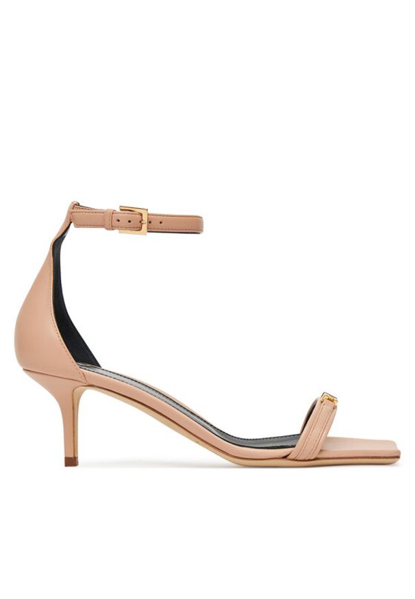 Elisabetta Franchi Sandały SA59L51E2 181 Różowy. Kolor: różowy. Materiał: skóra