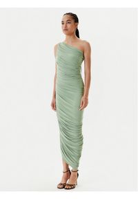 NORMA KAMALI Sukienka koktajlowa KK1253PL287835 Zielony Slim Fit. Kolor: zielony. Materiał: syntetyk. Styl: wizytowy