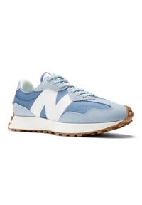 Buty New Balance sneakersy MS327MQ niebieskie. Okazja: na co dzień. Kolor: niebieski. Materiał: skóra, zamsz, guma, materiał. Szerokość cholewki: normalna