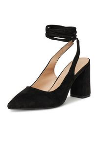 DeeZee Czółenka HLL-31 Czarny. Kolor: czarny. Materiał: materiał #3