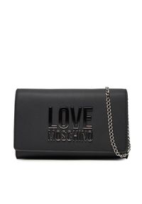Love Moschino - LOVE MOSCHINO Torebka JC4260PP0MKD000B Czarny. Kolor: czarny. Materiał: skórzane
