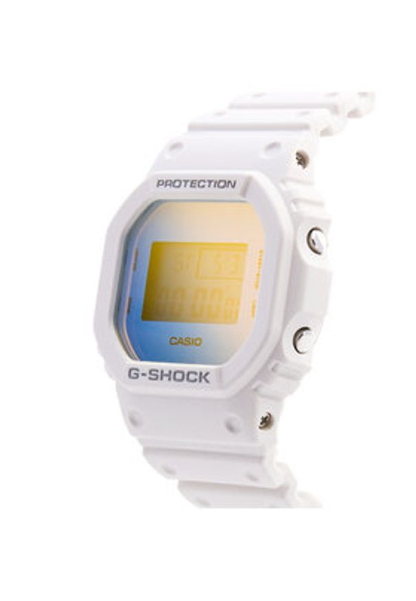 G-Shock Zegarek Beach Time Lapse DW-5600TL-7ER Biały. Kolor: biały