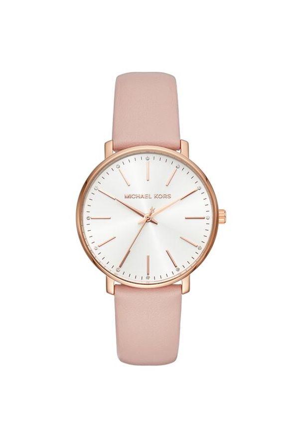 Michael Kors Zegarek Pyper MK2741 Różowy. Kolor: różowy. Materiał: skóra