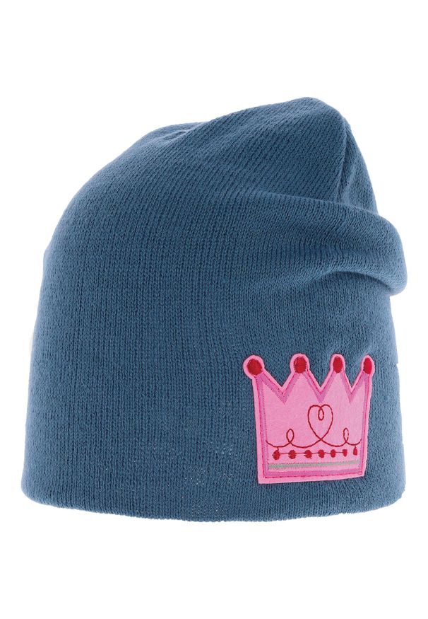Czapka przejściowa dla dziewczynki Viking Elza. Kolor: niebieski. Sezon: zima. Styl: sportowy