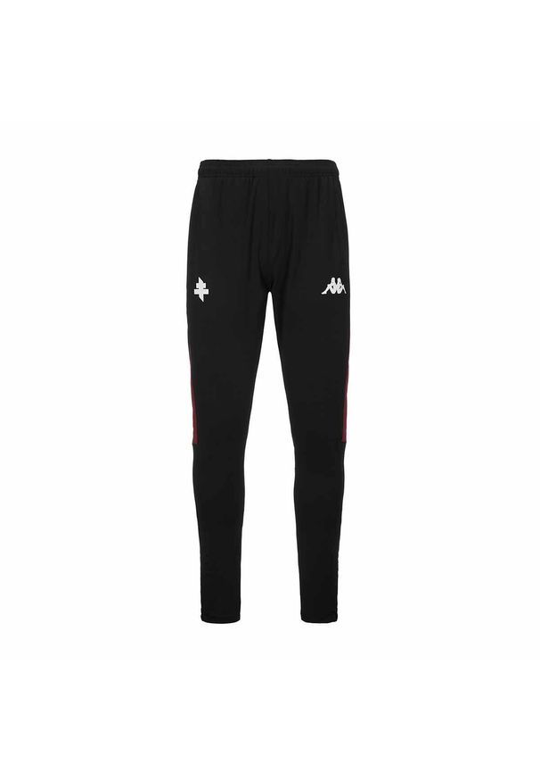 Kappa - Spodnie treningowe dla dzieci Metz Abunszip Pro 8 2024/25. Kolor: czerwony, czarny, wielokolorowy. Sport: piłka nożna