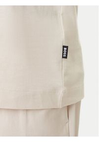 BOSS T-Shirt Thompson 04 50501097 Écru Regular Fit. Kolor: kremowy. Materiał: bawełna #5