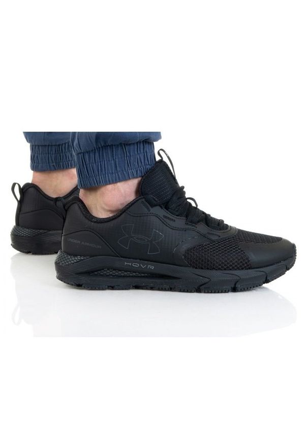 Buty Under Armour Hovr Sonic Strt M 3024369-003 czarne. Kolor: czarny. Materiał: syntetyk, materiał, guma. Szerokość cholewki: normalna