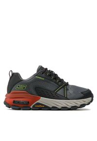 skechers - Skechers Półbuty Max Protect 237303/CCMT Szary. Kolor: szary. Materiał: materiał