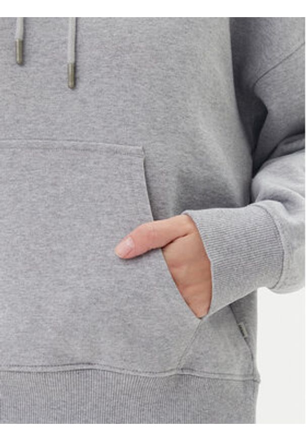 Guess Jeans Bluza W5RQ27 K68I4 Szary Oversize. Kolor: szary. Materiał: bawełna