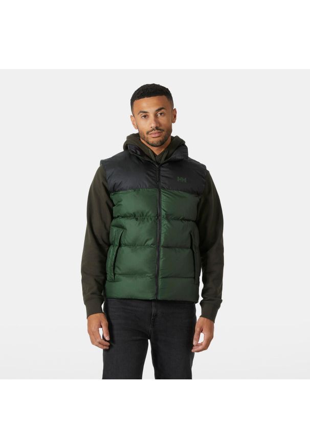 Kurtka puchowa bez rękawów Helly Hansen Active. Kolor: zielony. Materiał: puch. Długość rękawa: bez rękawów