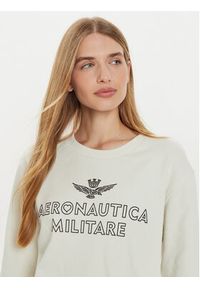 Aeronautica Militare Bluza 242FE1971DF567 Écru Regular Fit. Materiał: bawełna