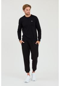 La Martina - LA MARTINA Czarne męskie spodnie dresowe, Rozmiar XL. Kolor: czarny. Materiał: dresówka #6