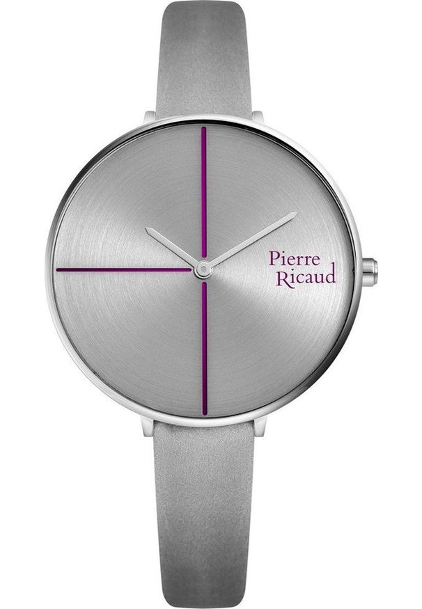 Zegarek Pierre Ricaud Zegarek damski Pierre Ricaud P22101.5GO7Q szary. Kolor: szary