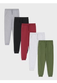 Sinsay - Spodnie 5 pack - pomarańczowy. Kolor: pomarańczowy #1