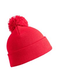 RESULT - Czapka Dziecięca Winter Essentials Pom Pom Beanie. Kolor: czerwony