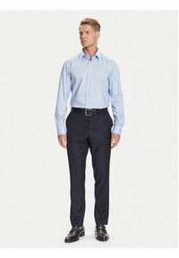 BOSS Koszula H-Joe 50545145 Błękitny Regular Fit. Kolor: niebieski. Materiał: bawełna #4